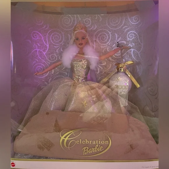 Barbie Y2K Celebration Doll in Gold & White (2000)(Collectors)MAKE ME AN OFFER. - Picture 2 of 6